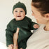 Lille Toni Baby und Kinder-Pullover in Moos aus Merinowolle