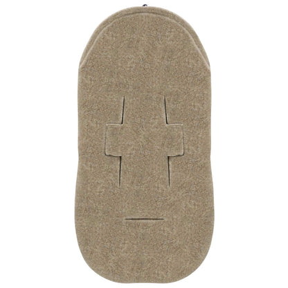 Mini Fußsack aus Premium-Schafwolle braun