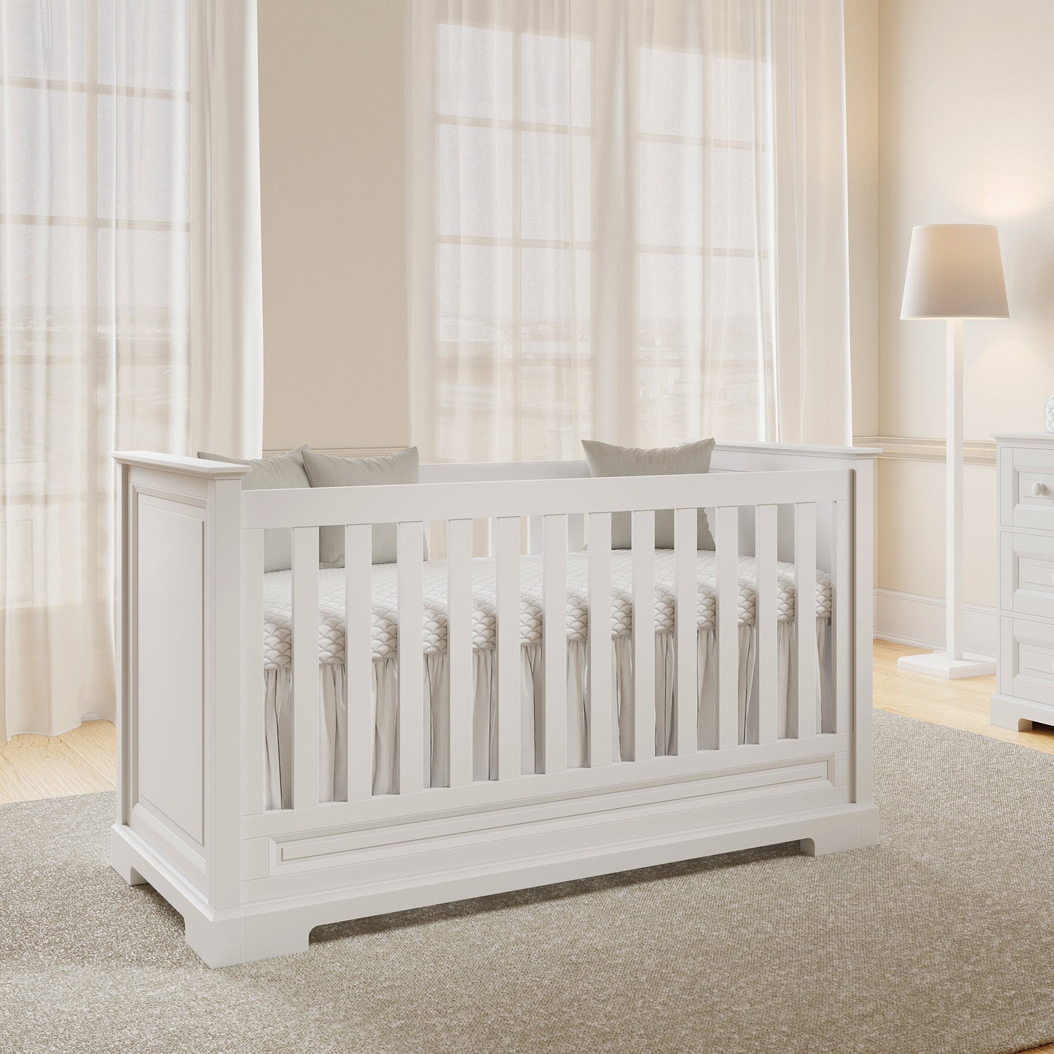 Lui e Lei Babybett Royal II mit langen Gittern 