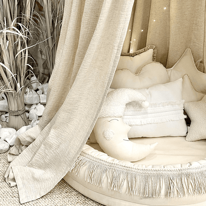 Cotton & Sweets Dekokissen Mond vanille fürs Kinderzimmer – harmony ambiente