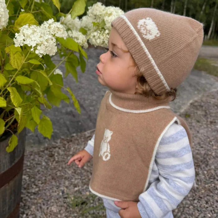 Livly Baby Mütze &amp; Schal Teddy Tay aus Kaschmir