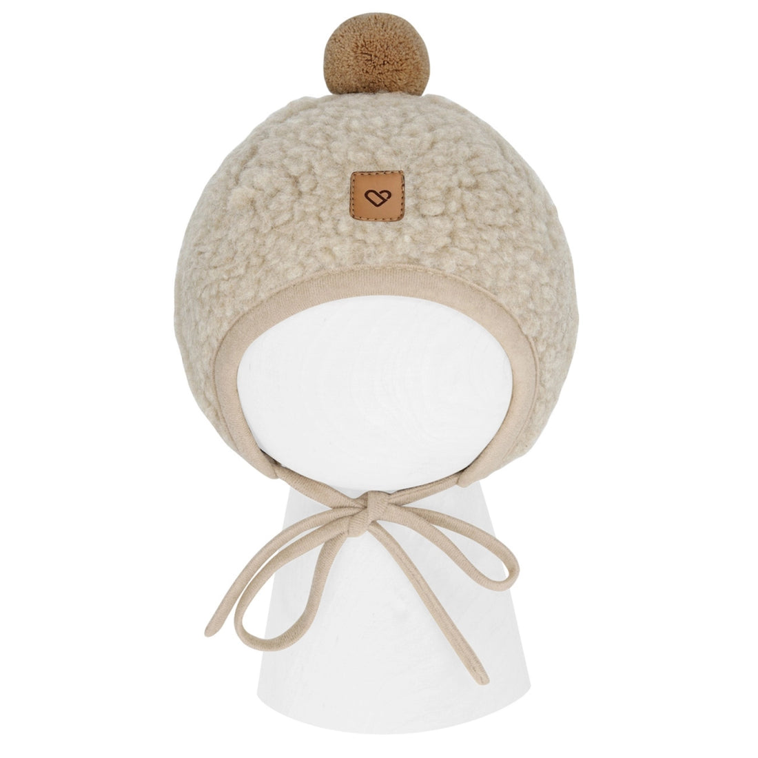 Mütze TULIP aus Premium-Schafwolle beige