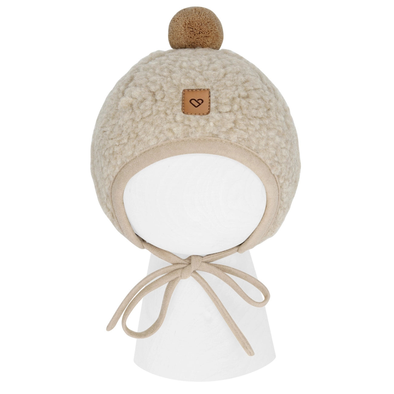 Mütze TULIP aus Premium-Schafwolle beige