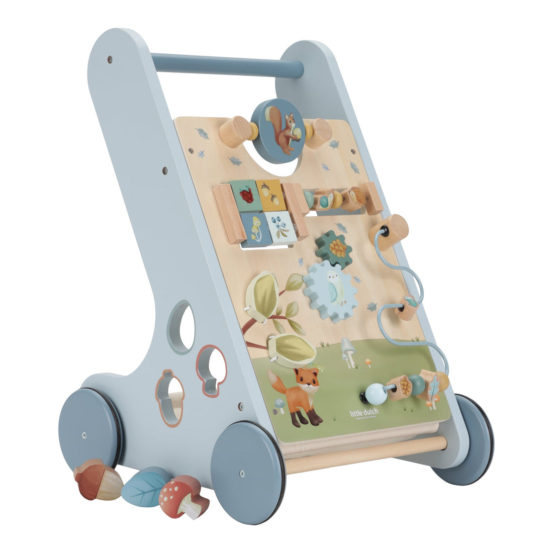Little Dutch Lauflernwagen Forest Friends blau