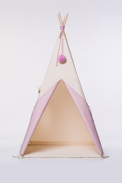 tipi zelt sterne Tipi Zelt rosa mit silbernen Sternen online kaufen – harmony ambiente
