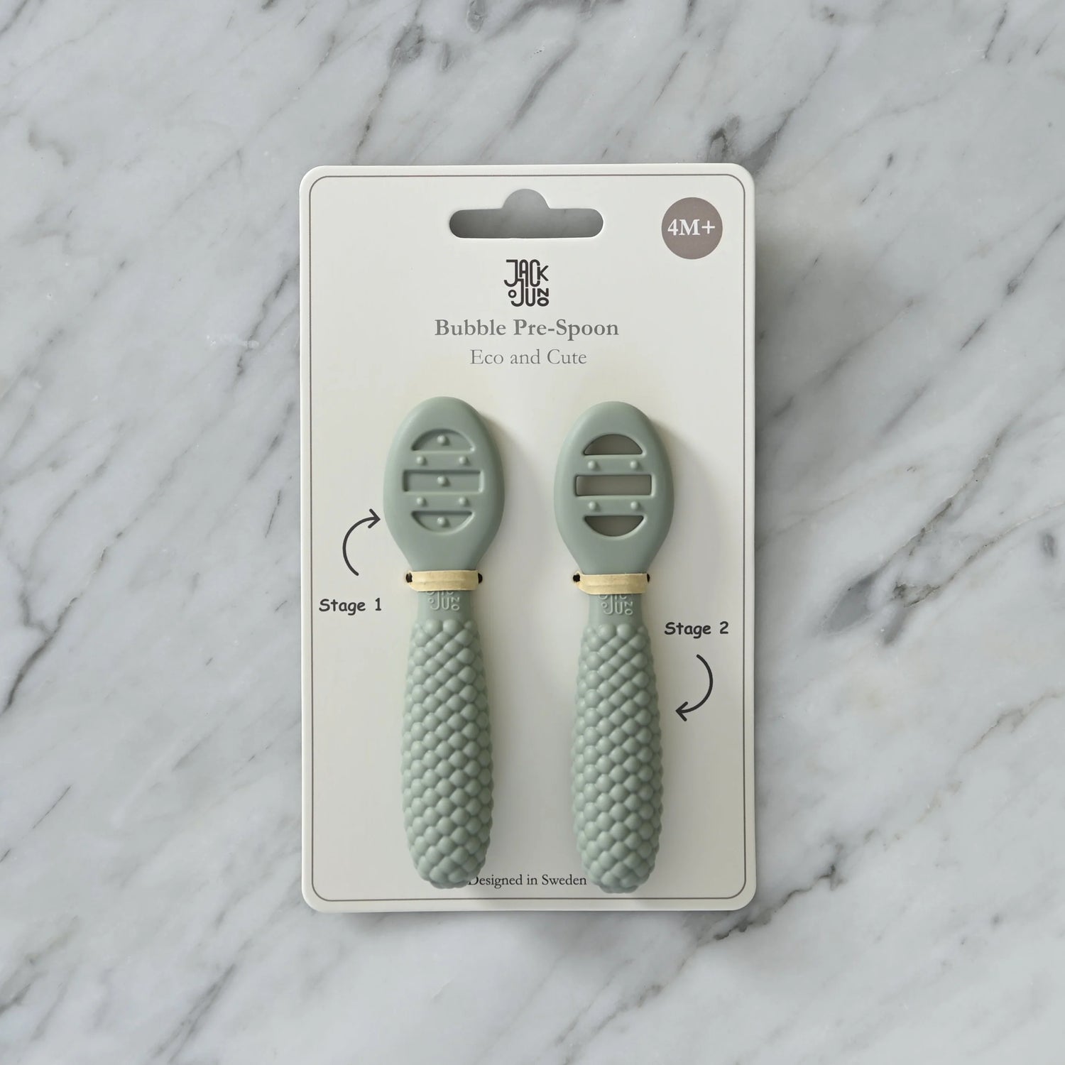 Baby Lernlöffel Set sage von Jack o Juno