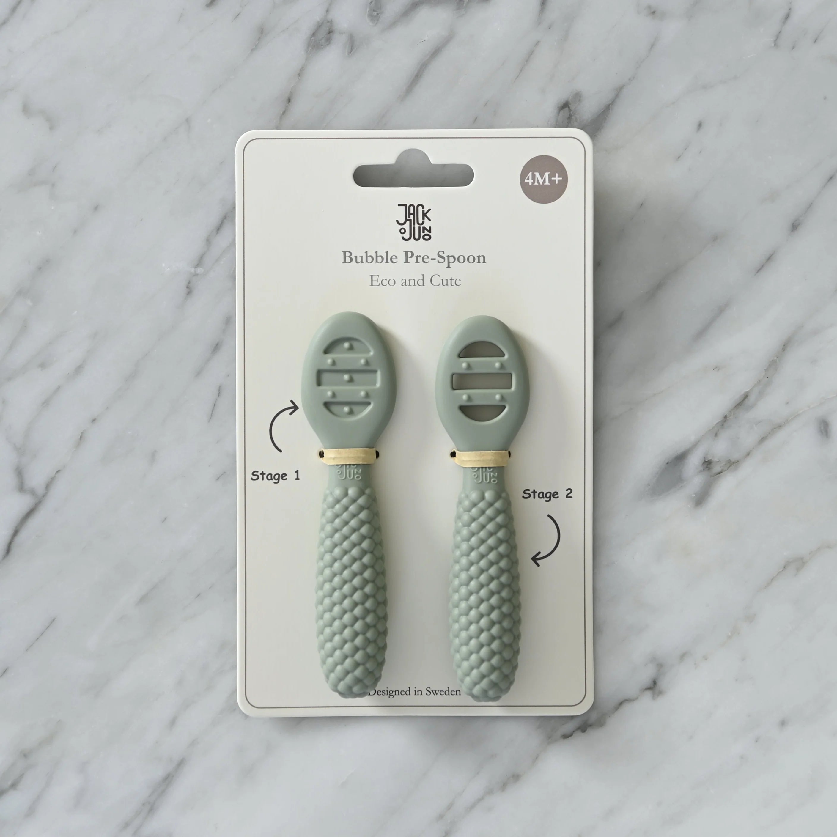 Baby Lernlöffel Set sage von Jack o Juno