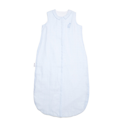 Sommer Baby Schlafsack hellblau 90 cm