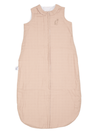 Sommer Schlafsack mit Kragen camel