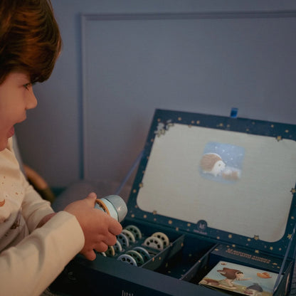 Geschichten Projektor-Taschenlampe blau ab 4 Jahren