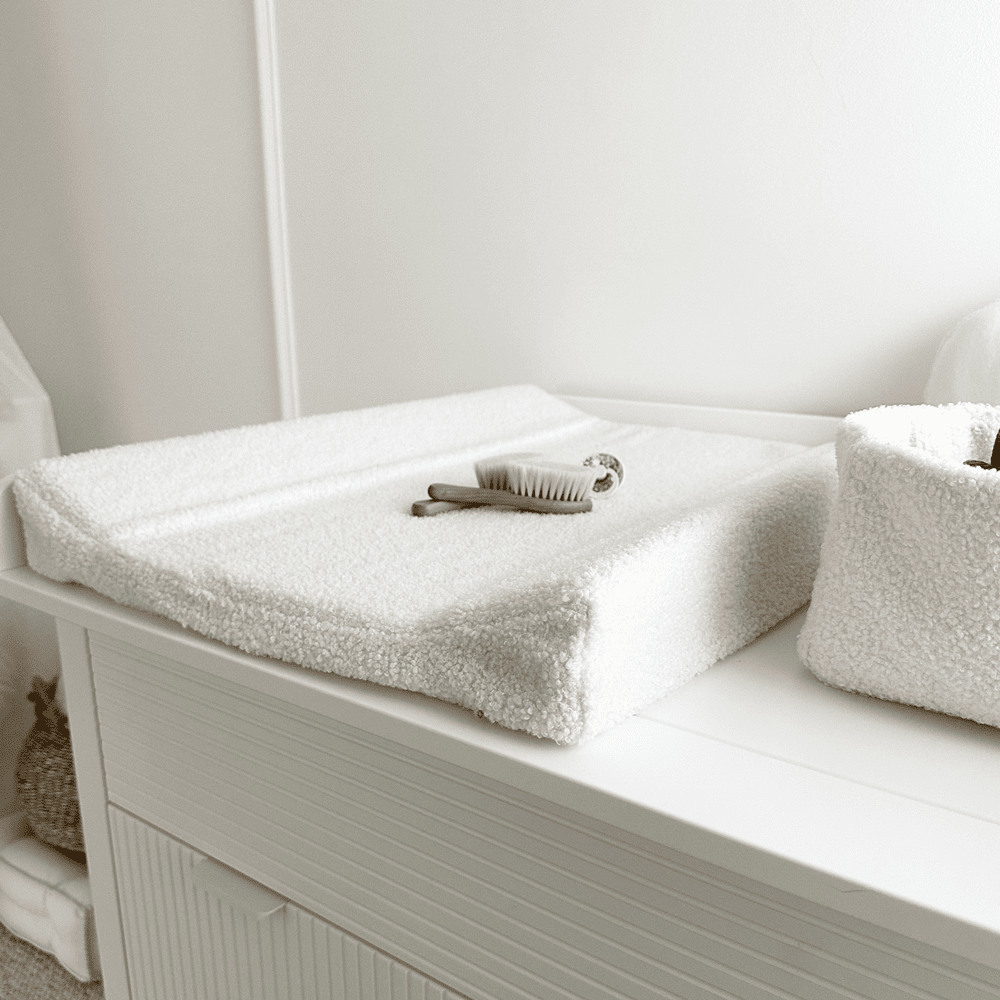 Wickelauflage Boho Boucle vanille