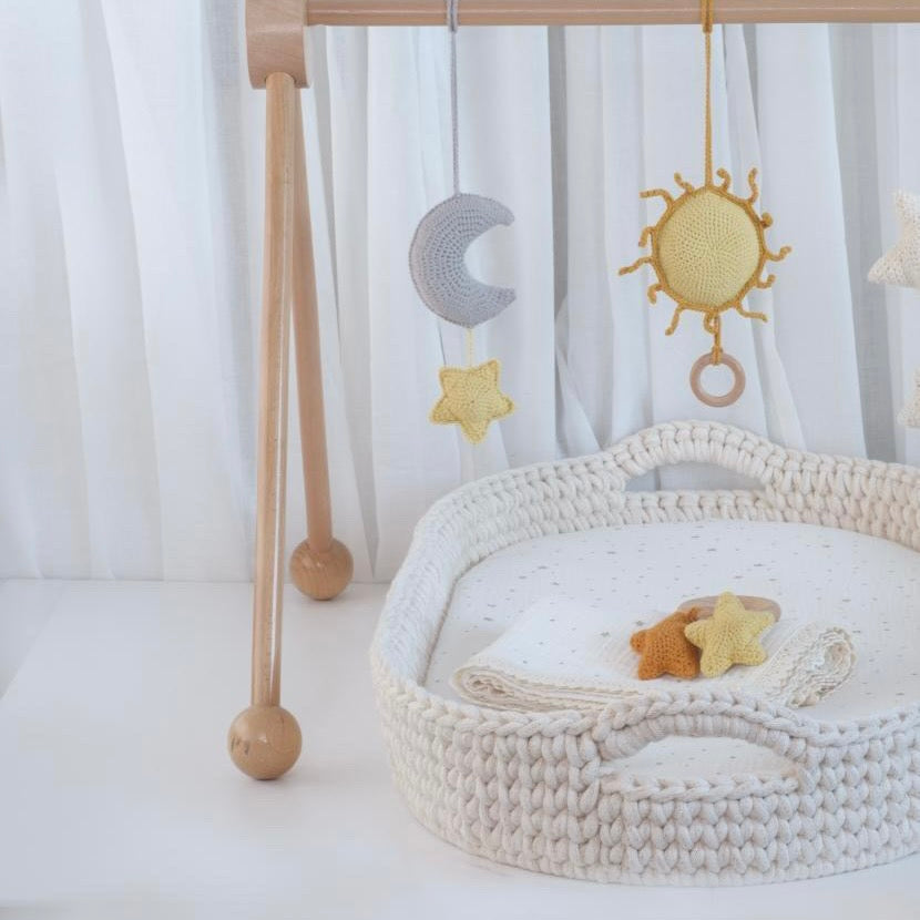 Geflochtener Wickelkorb