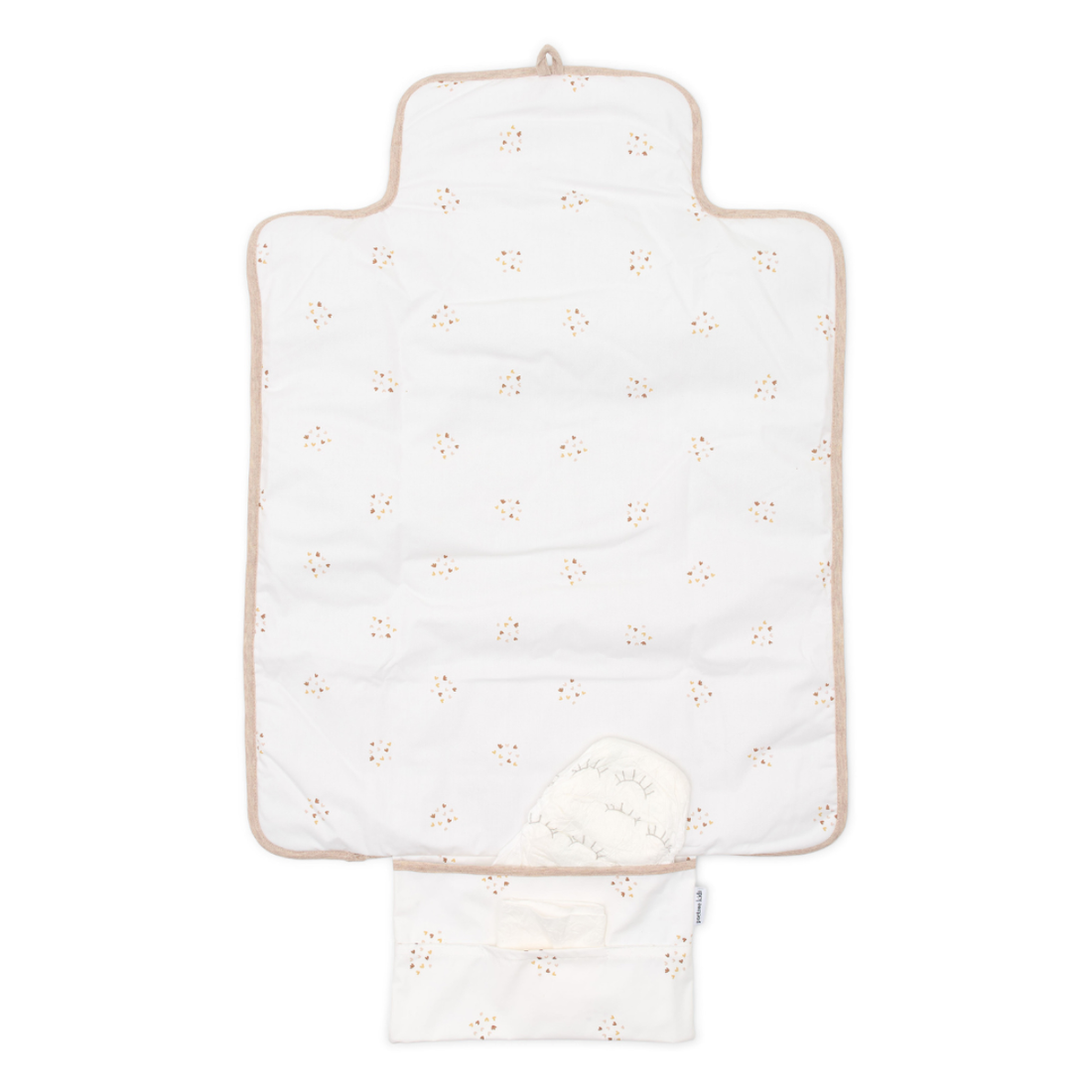 Wickelunterlage Chevron light camel