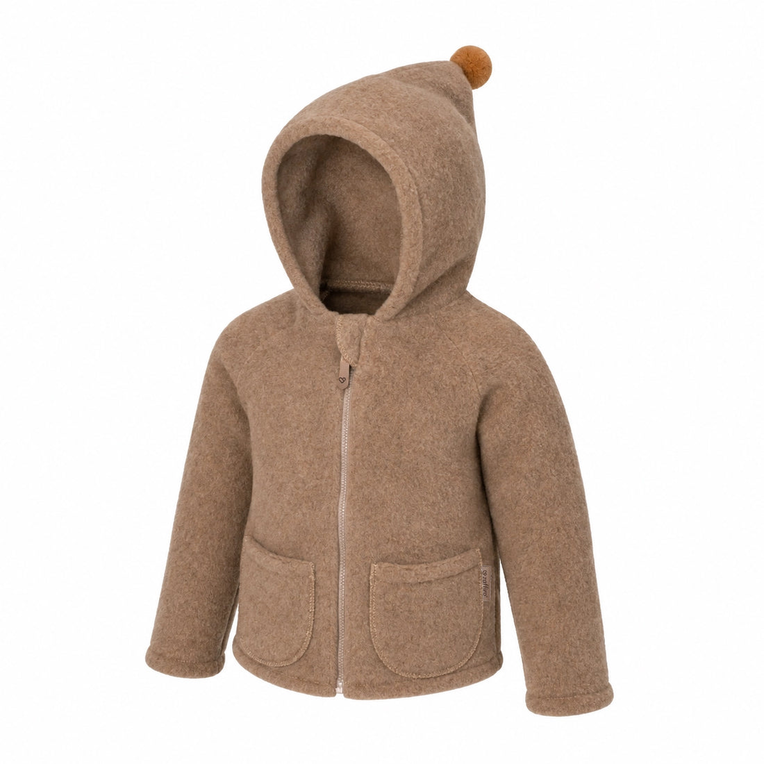 Wolljacke mit Kapuze &