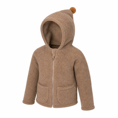 Wolljacke mit Kapuze &