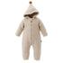Zaffiro Wollwalk Babyoverall Sierra beige aus Schafwolle 