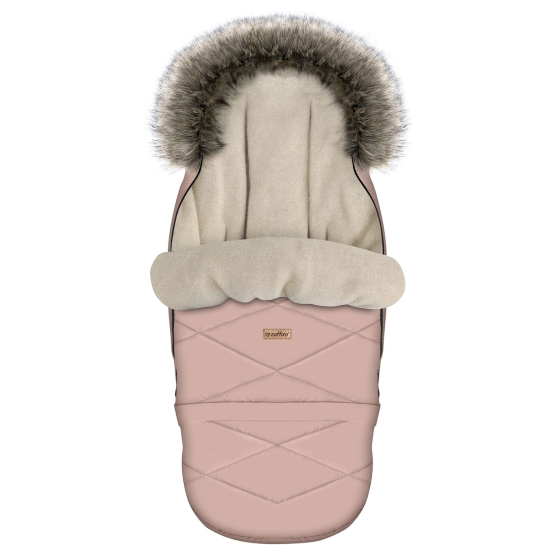 Fußsack GrowUP Aspen rosa mit PREMIUM-Schafwolle - mitwachsend