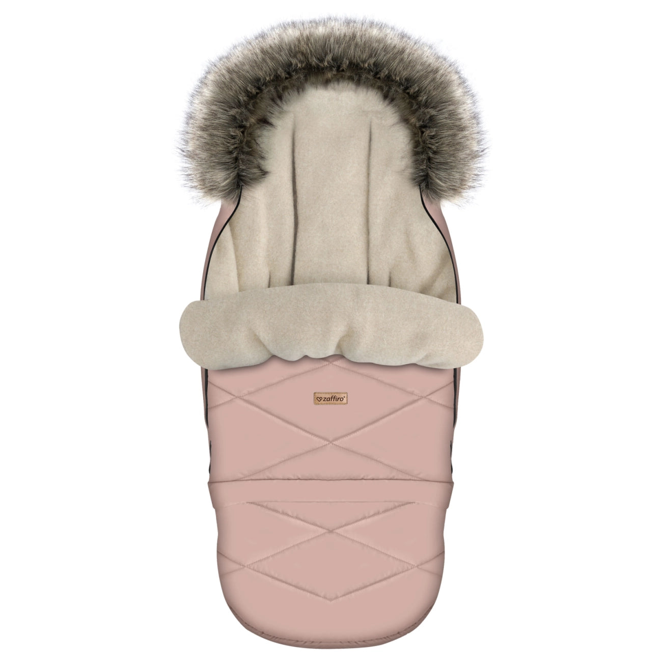 Fußsack GrowUP Aspen rosa mit PREMIUM-Schafwolle - mitwachsend