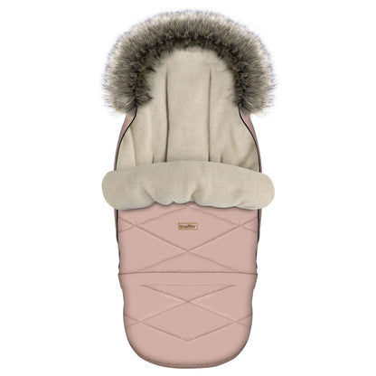 Zaffiro Fußsack GrowUP Aspen rosa mit PREMIUM-Schafwolle - mitwachsend
