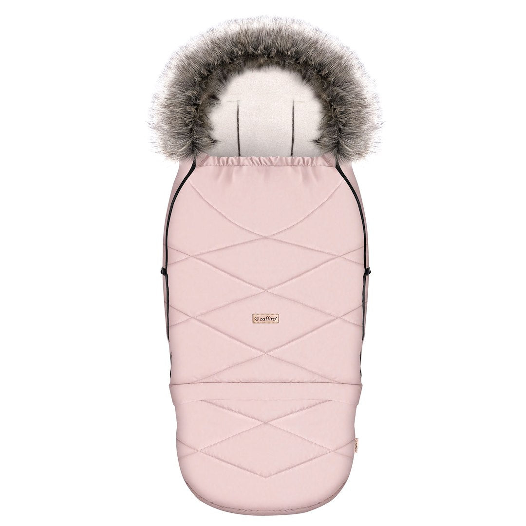 Zaffiro Fußsack Aspen GrowUp rosa mit Schafwolle gefüttert