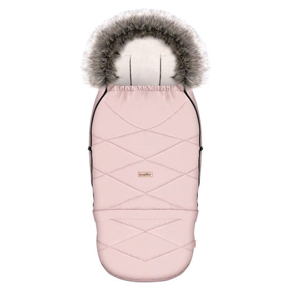 Zaffiro Fußsack Aspen GrowUp rosa mit Schafwolle gefüttert