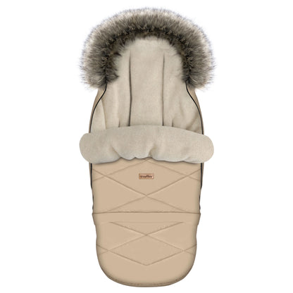 Fußsack GrowUP Aspen vanilla mit PREMIUM-Schafwolle - mitwachsend