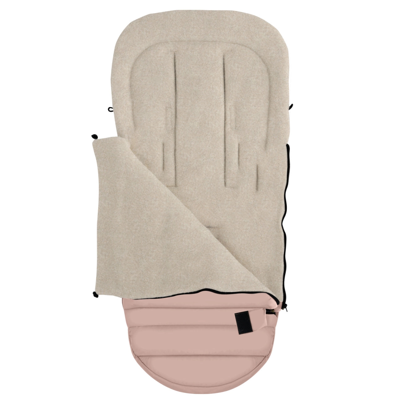 Fußsack iGrow Aspen rosa mit PREMIUM-Schafwolle - mitwachsend