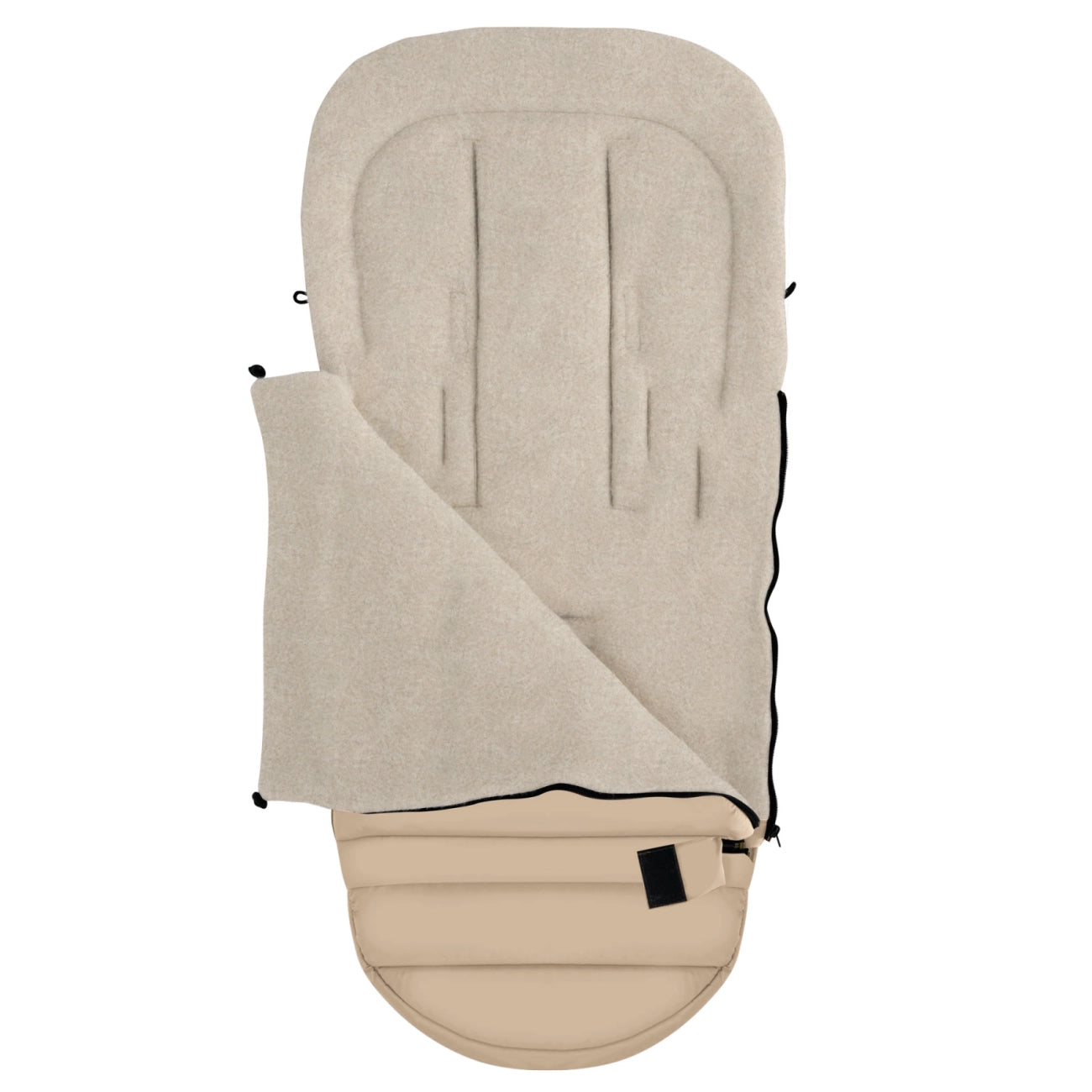 Fußsack iGrow Aspen vanilla mit PREMIUM-Schafwolle - mitwachsend