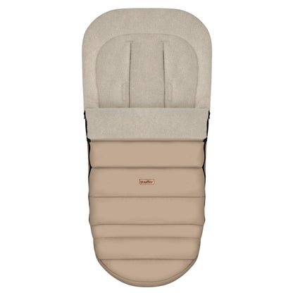 Fußsack iGrow Aspen vanilla mit PREMIUM-Schafwolle - mitwachsend