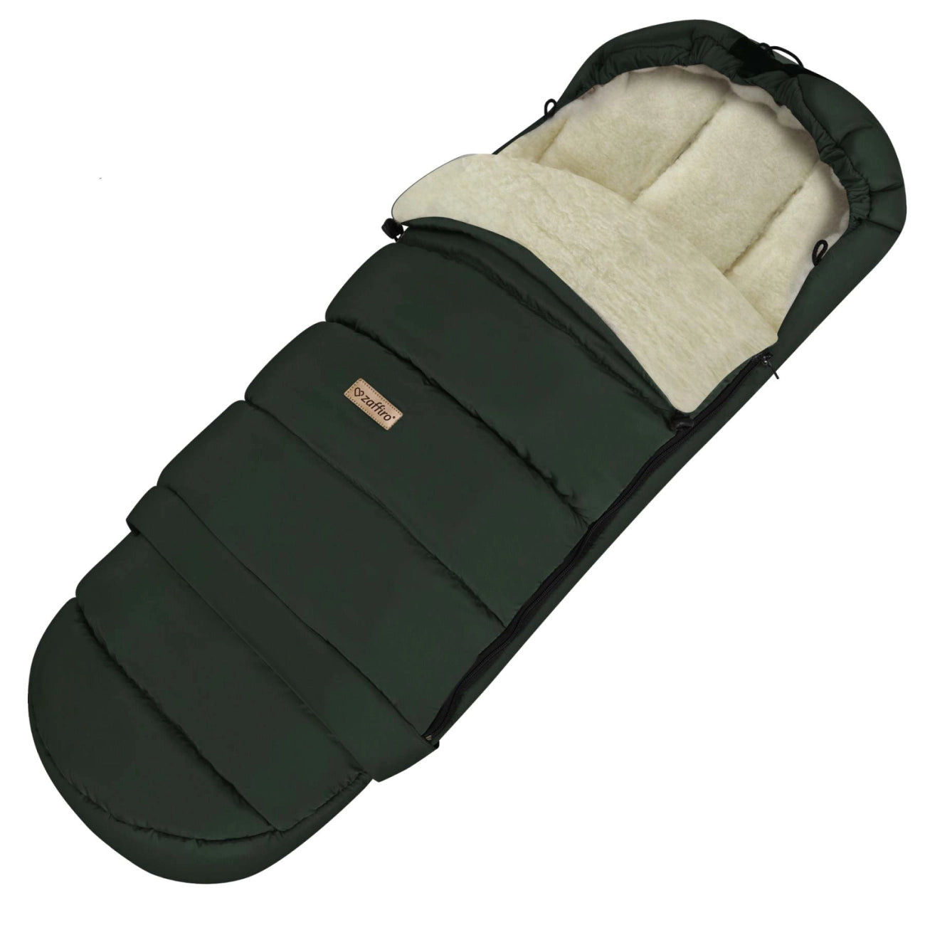 Zaffiro Fußsack iGrow Nordico bottle green liegend