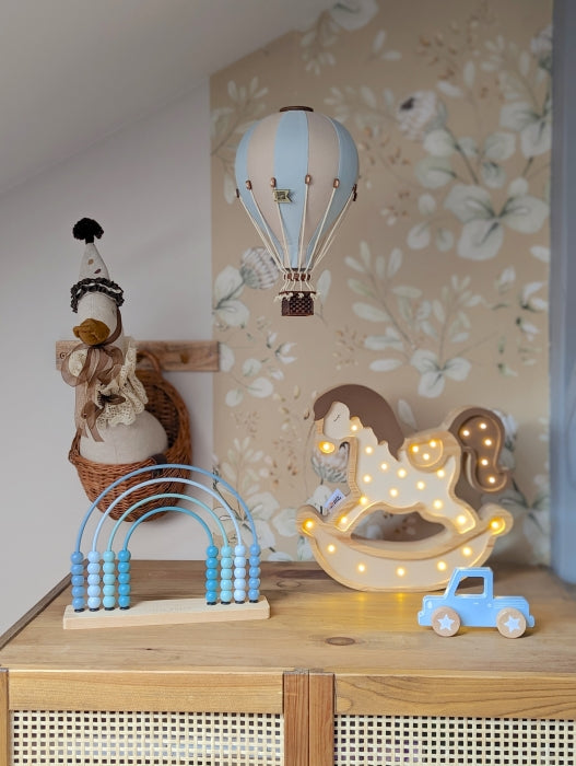 Deko Ballon blau beige von Super Balloon für Kinderzimmer - harmony ambiente