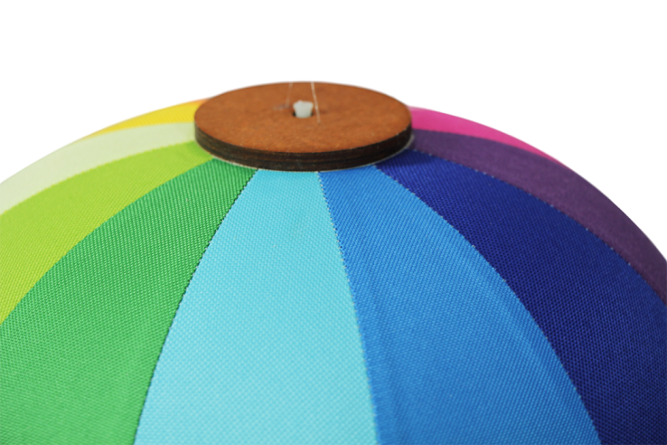 Heißluftballon Rainbow 2