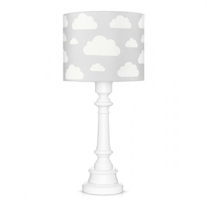 Tischlampe Wolken grau | Kinderzimmerlampe Wolken grau | Tischlampe Kinder Wolken - Harmony Ambiente