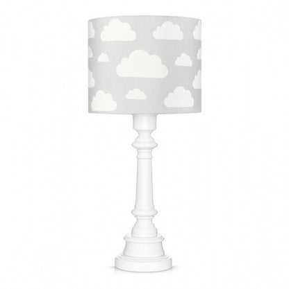 Tischlampe Wolken grau | Kinderzimmerlampe Wolken grau | Tischlampe Kinder Wolken - Harmony Ambiente