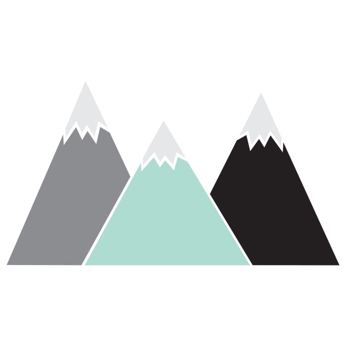 Wandtattoo BERGE IN PASTELL Kreidetafel