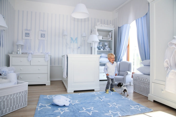 Dekomasche blau | Wanddekoration Kinderzimmer - Harmony Ambiente