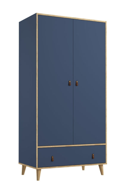 Kleiderschrank Kinderzimmer NEW YORK in Blau | www.harmony-ambeinte.at