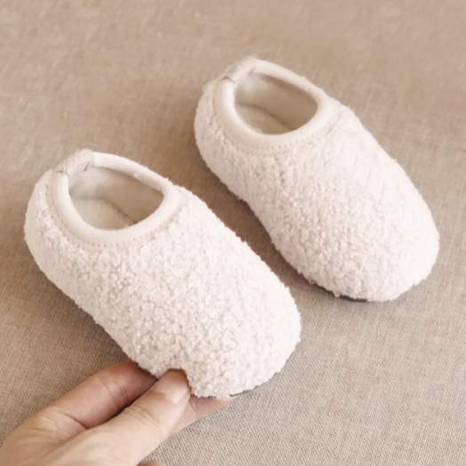 Kinder Hausschuhe, Baby Hausschuhe aus Baumwolle von Mrs. Ertha vanille - harmony ambiente