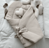 Cotton & Sweets Baby Hörnchen Einschlagdecke Bio-Musselin beige bei harmony ambiente kaufen