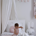 Cotton & Sweets Baldachin Leinen weiß | Betthimmel Leinen weiß | Kinderzimmer Dekoration bei Harmony Ambiente online kaufen