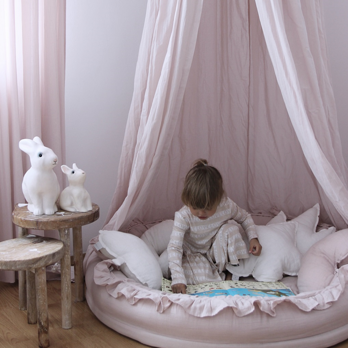 Baldachin SOFT puderrosa