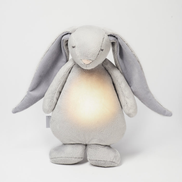 Moonie Hase silver mit Nachtlicht - ab 0+ geeignet - harmony ambiente