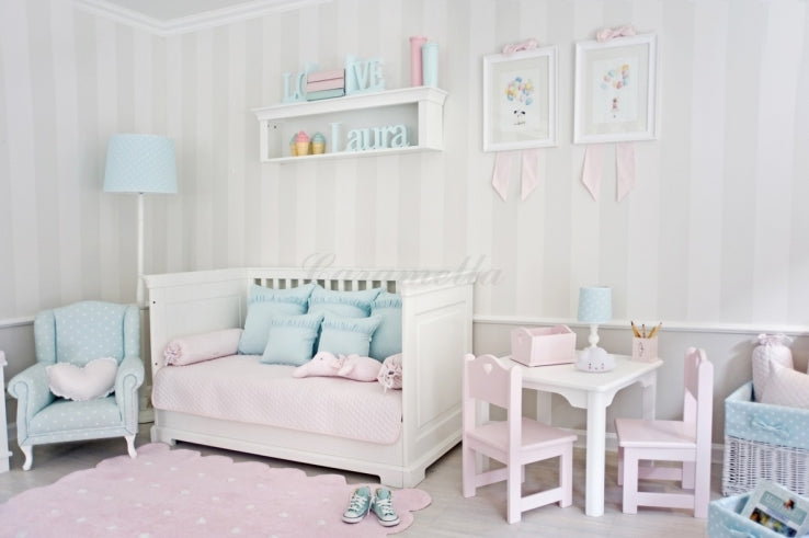 Dekomasche rosa | Wanddeko Mädchenzimmer - Harmony Ambiente