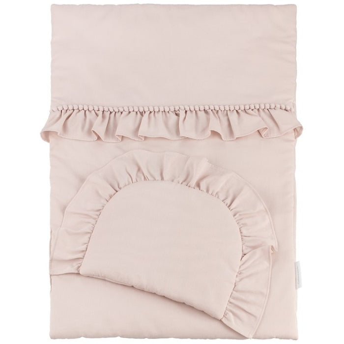 Cotton &amp; sweets Babybettwäsche Boho rosa für Neugeborene 