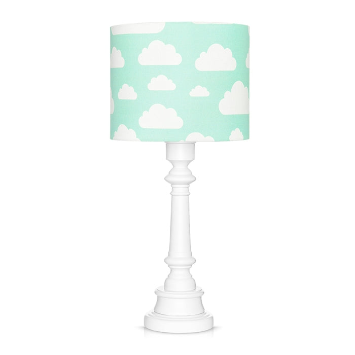 Tischlampe Wolken mintgrün | Kinderzimmerlampe mintgrün | Kinderlampe Wolken mintgrün bei Harmony Ambie te Wien